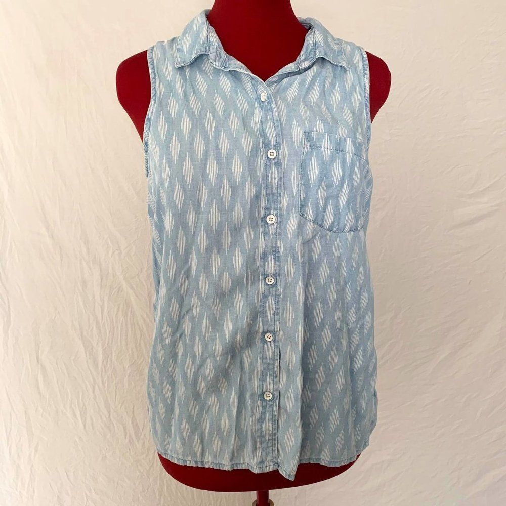 Sleeveless Button Down from Banana Republic